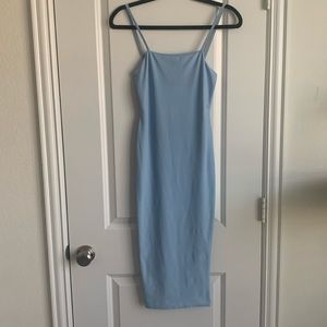 Blue body dress